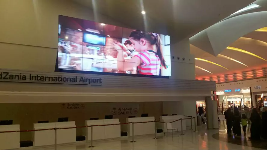 Video wall Zania international airport